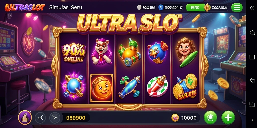 Gameplay ULTRASLOT yang mendebarkan dengan berbagai tema slot.
